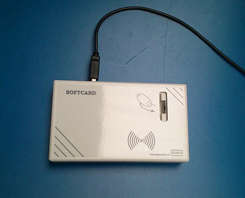 SOFTCARD15 - Caricatore/Programmatore (COD. E30900000)