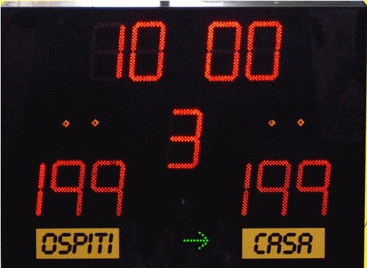 CRONOTAB2 H160 - Tabellone segnapunti (COD. 5410000)